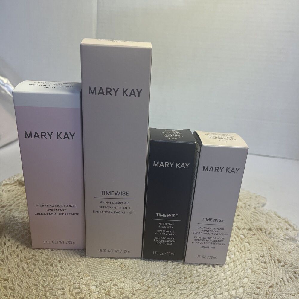 Mary Kay Timewise Miracle Cleanser Hyd Moisturizer Daytime Nighttime Normal Dry